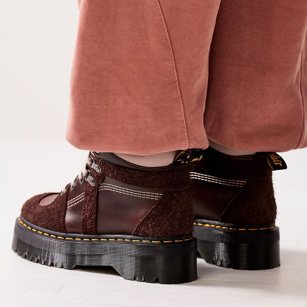 Dr. Martens Zuma Hiker Leather & Suede Hiker Style Boots in Brown Size 8 - Picture 3 of 13